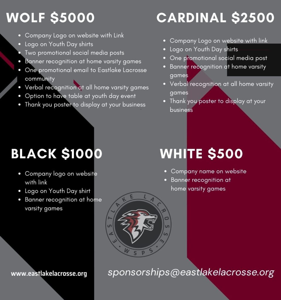 Looking for 2026 Corporate Sponsors!